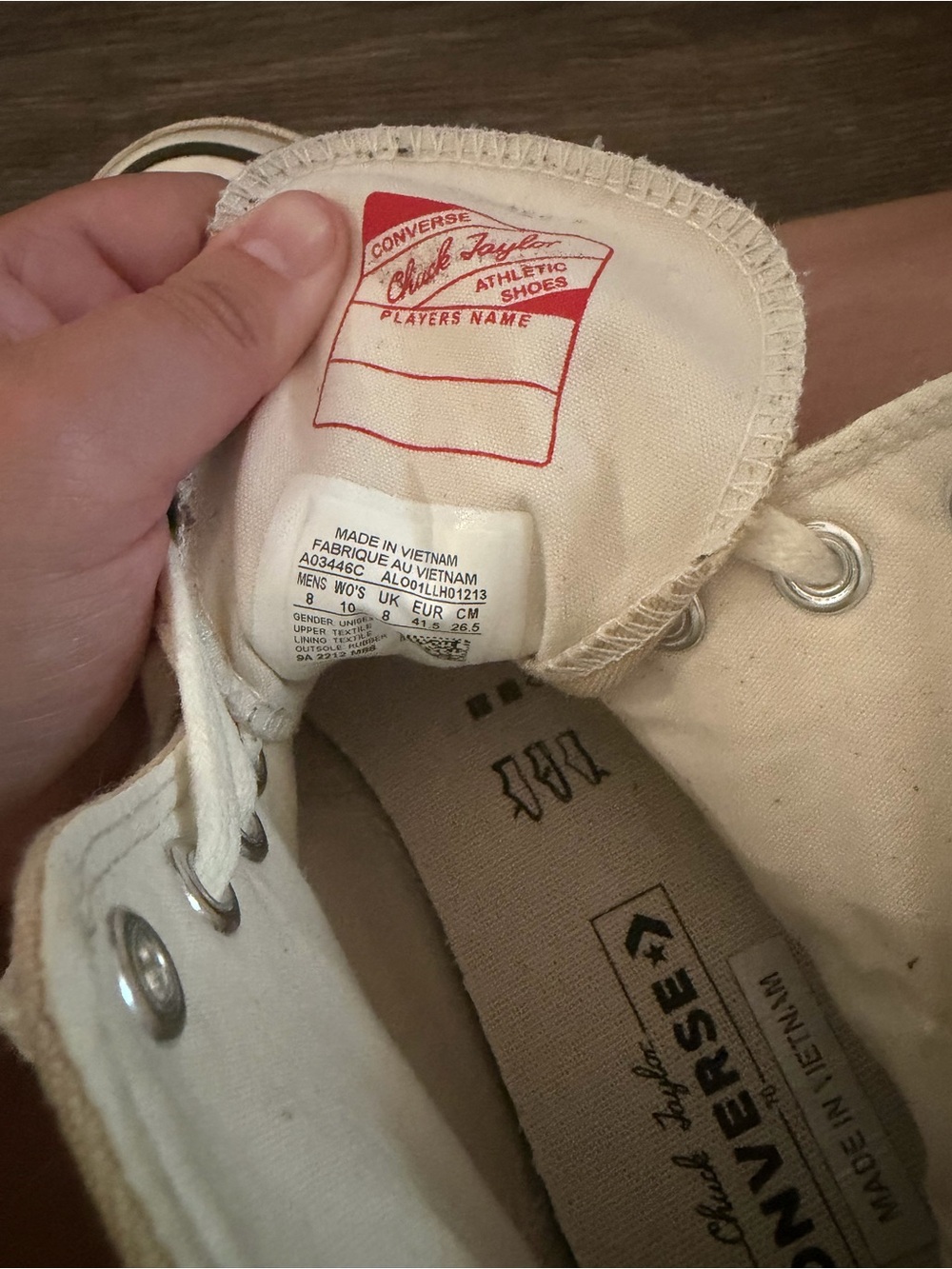 Converse Chuck Retro 70s Vintage Canvas Oat Milk Shoes Sneakers Men’s 8 Women 10 - Picture 4 of 5